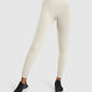 GYMSHARK FIT SEAMLESS MID RISE LEGGINGS LIGHT GREY TAMPRĖS