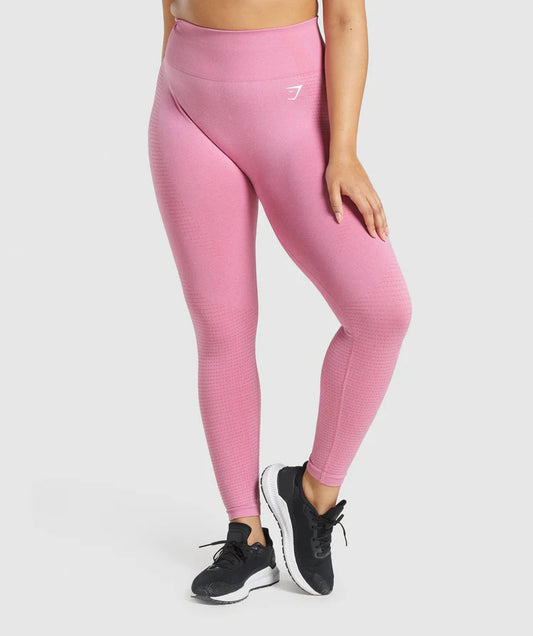 GYMSHARK VITAL SEAMLESS LEGGINGS PINK TAMPRĖS