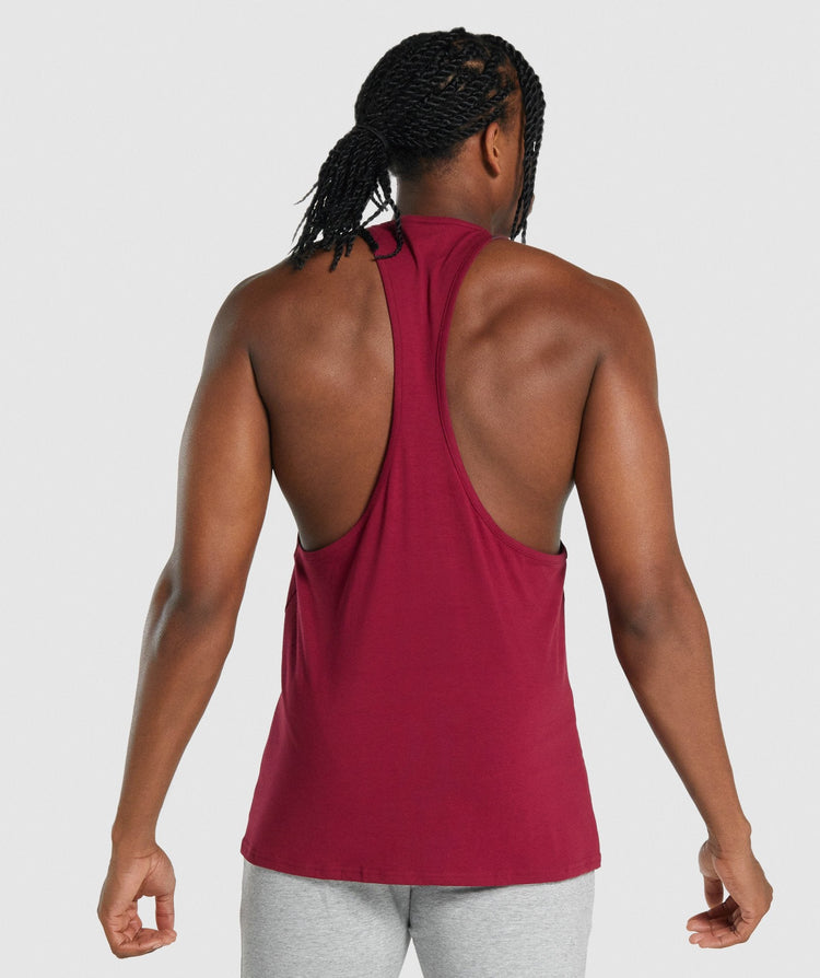 GYMSHARK CRITICAL 2.0 STRINGER CHERRY RED SPORTINĖ PALAIDINĖ