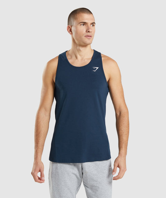 GYMSHARK CRITICAL 2.0 TANK NAVY SPORTINĖ PALAIDINĖ