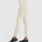 GYMSHARK FIT SEAMLESS MID RISE LEGGINGS LIGHT GREY TAMPRĖS