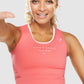 GYMSHARK ENERGY SEAMLESS CROP TOP HOT PINK SPORTINĖ PALAIDINĖ