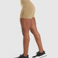 GYMSHARK ENERGY SEAMLESS COOKIE BROWN ŠORTAI