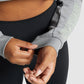 GYMSHARK APOLLO GRAPHIC CROPPED GREY DŽEMPERIS