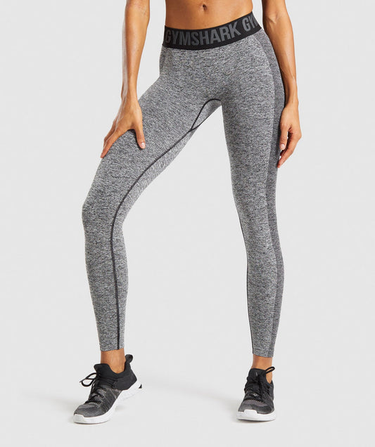 GYMSHARK FLEX LOW RISE GREY/BLACK TAMPRĖS