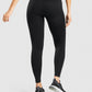 GYMSHARK FLEX LOW RISE BLACK/WHITE TAMPRĖS