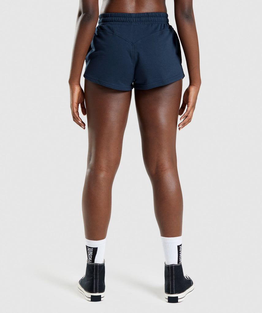 GYMSHARK LEGACY GRAPHIC NAVY BLUE ŠORTAI
