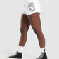 GYMSHARK LEGACY GRAPHIC WHITE MILK ŠORTAI