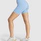 GYMSHARK WHITNEY MESH SKY BLUE ŠORTAI
