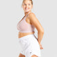 GYMSHARK LIGHTWEIGHT HIGH SUPPORT BABY PINK LIEMENĖLĖ