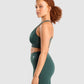 GYMSHARK LIGHTWEIGHT HIGH SUPPORT DARK GREEN LIEMENĖLĖ