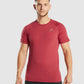 GYMSHARK HYPER POWER SS RED SPORTINĖ PALAIDINĖ