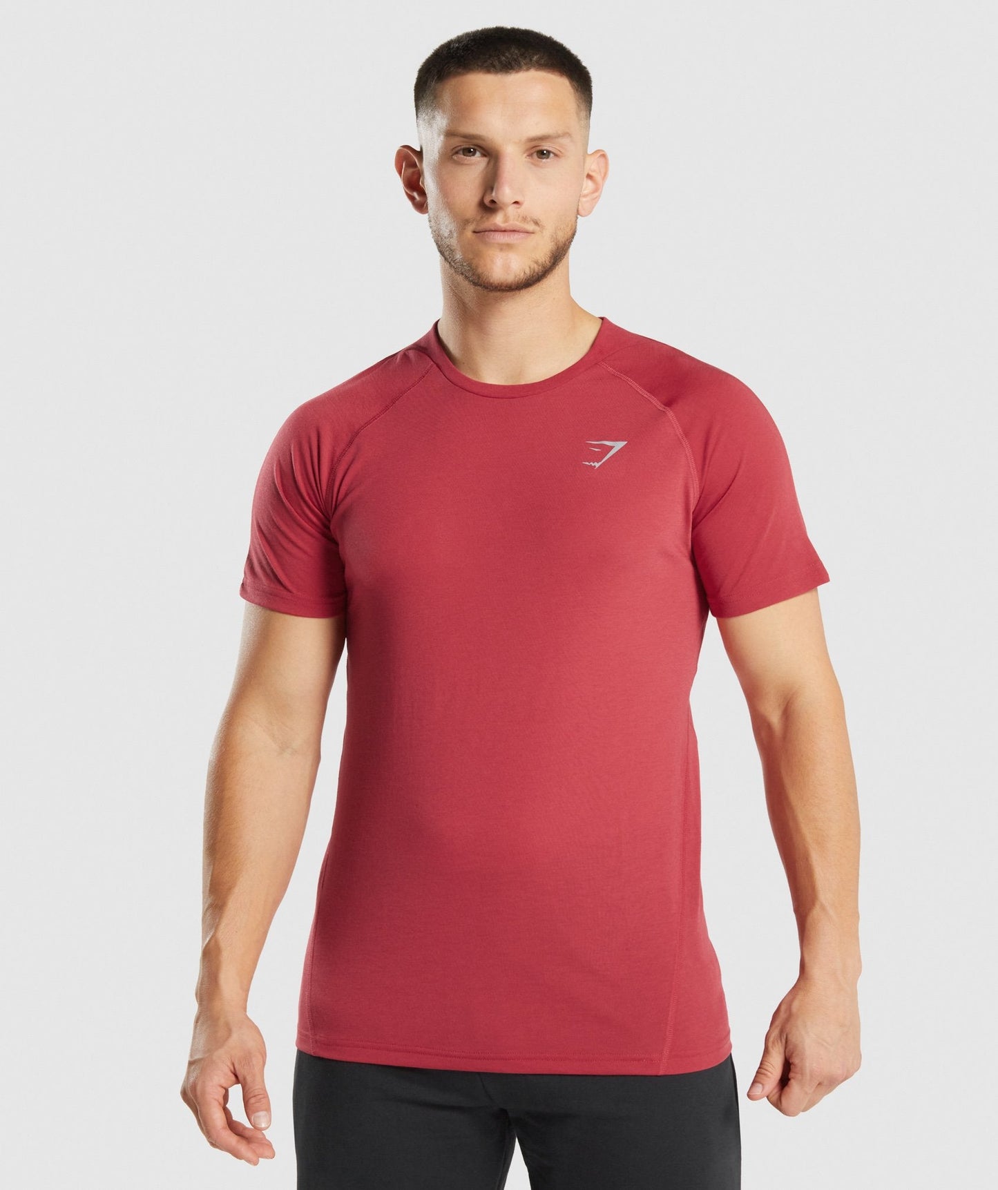 GYMSHARK HYPER POWER SS RED SPORTINĖ PALAIDINĖ