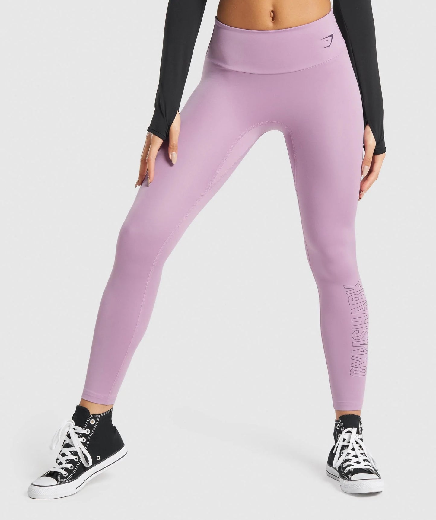 GYMSHARK TRAINING GRAPHIC PURPLE LEGGINGS TAMPRĖS