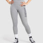 GYMSHARK POWER SMOKEY GREY LEGGINGS TAMPRĖS