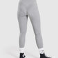 GYMSHARK POWER SMOKEY GREY LEGGINGS TAMPRĖS