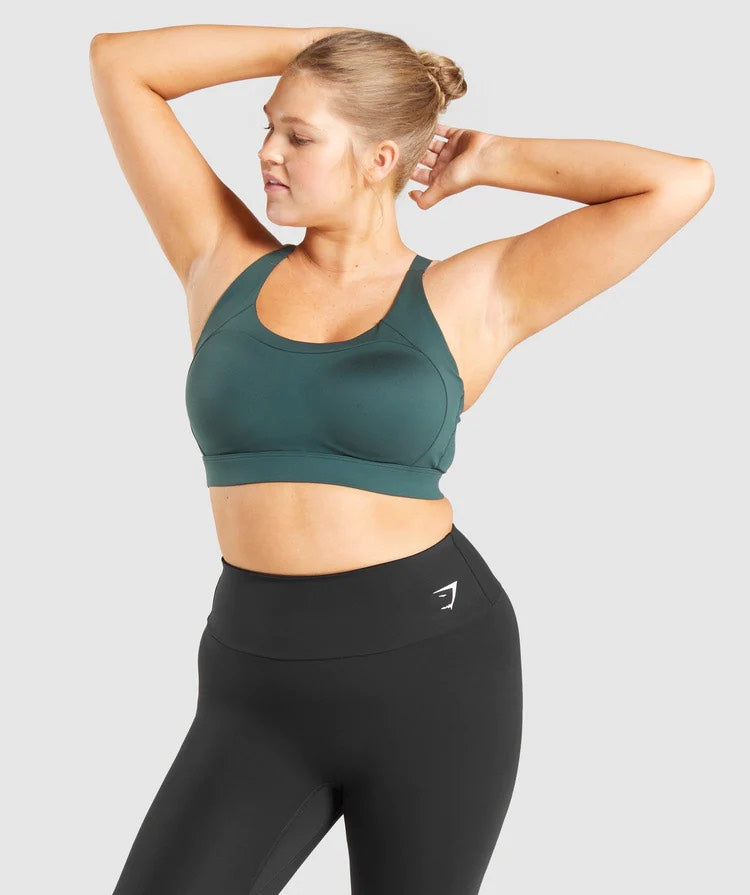 GYMSHARK RACER BACK DARK GREEN LIEMENĖLĖ