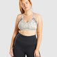 GYMSHARK POWER CREAM AND WHITE LIEMENĖLĖ