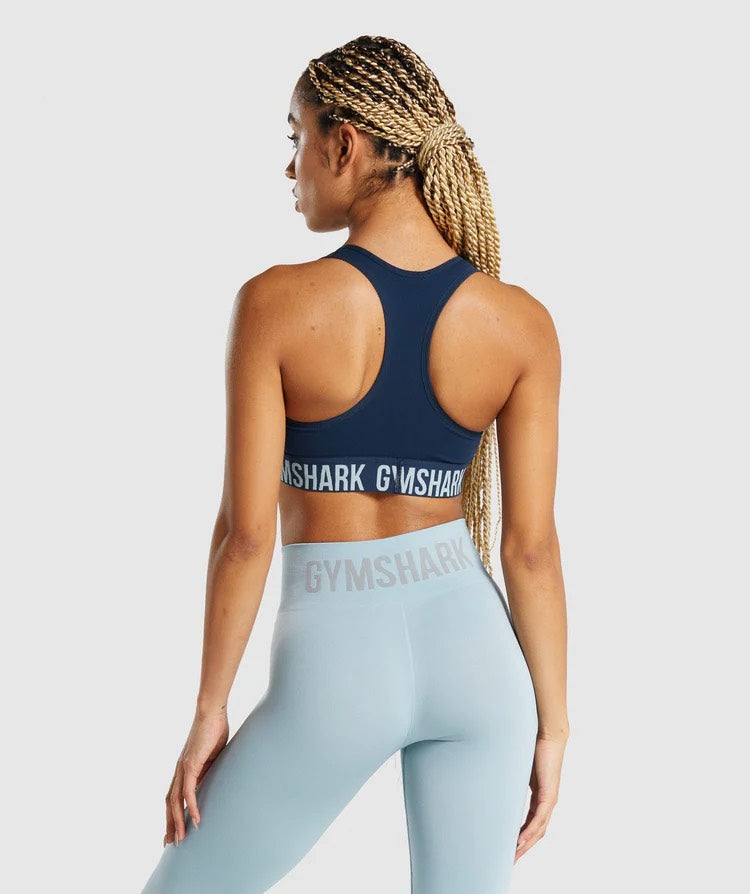 GYMSHARK FIT SEAMLESS DARK BLUE LIEMENĖLĖ