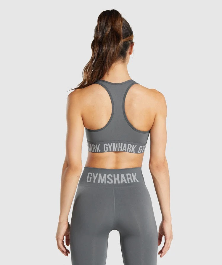 GYMSHARK FIT SEAMLESS GREY LIEMENĖLĖ