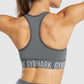 GYMSHARK FIT SEAMLESS GREY LIEMENĖLĖ