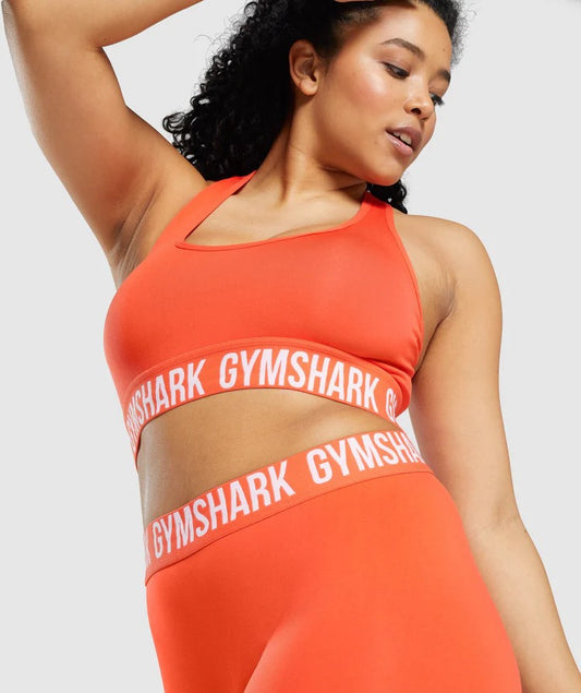 GYMSHARK FIT SEAMLESS NEON ORANGE LIEMENĖLĖ