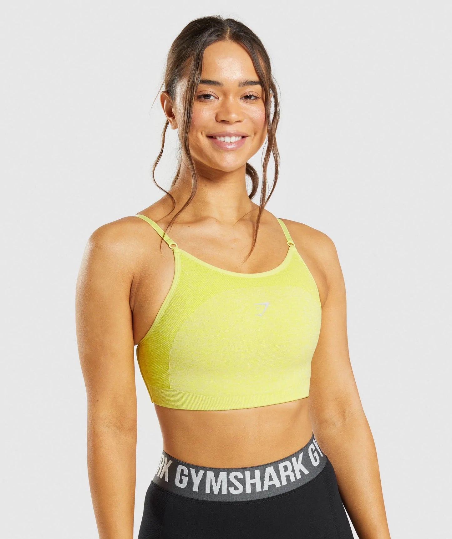 GYMSHARK FLEX STRAPPY NEON YELLOW LIEMENĖLĖ