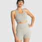 GYMSHARK ENERGY SEAMLESS LIGHT GREY LIEMENĖLĖ