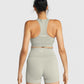 GYMSHARK ENERGY SEAMLESS LIGHT GREY LIEMENĖLĖ