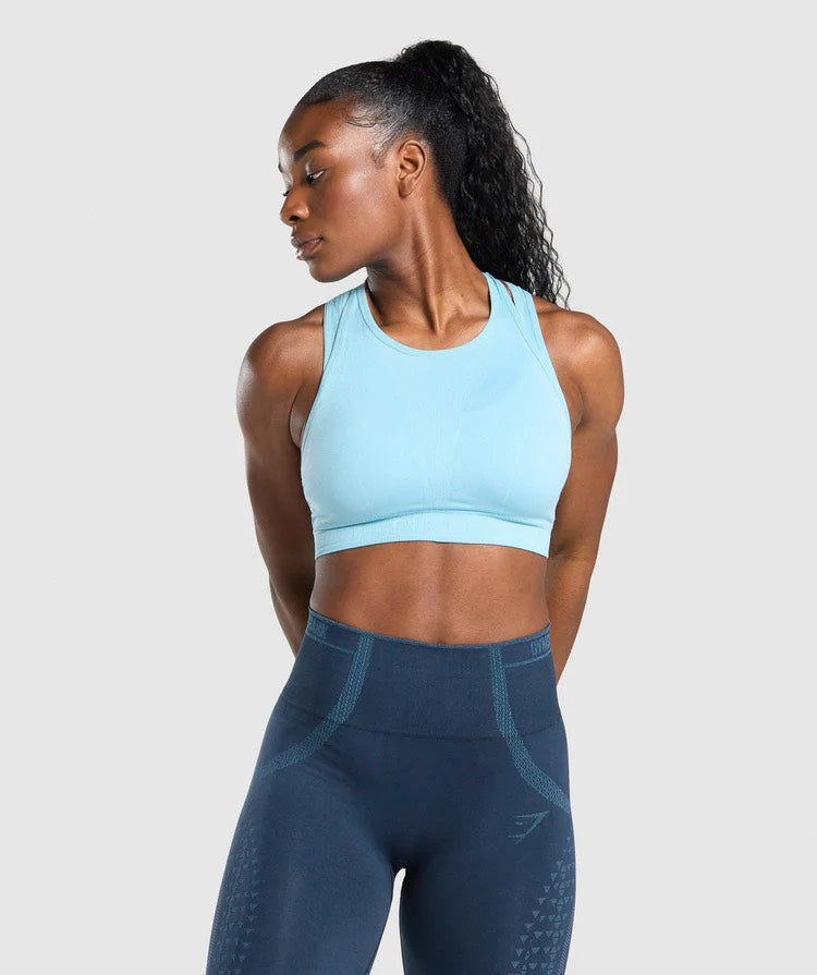 GYMSHARK APEX SEAMLESS BLUE LIEMENĖLĖ