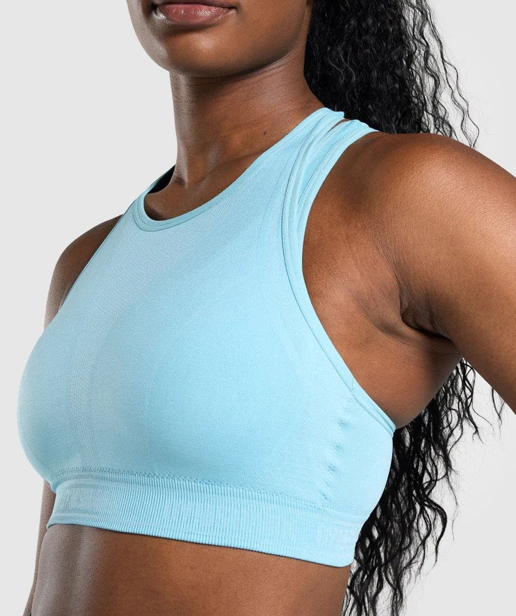 GYMSHARK APEX SEAMLESS BLUE LIEMENĖLĖ