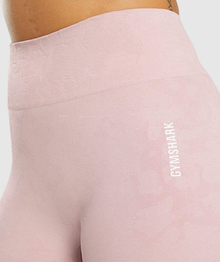 GYMSHARK ADAPT CAMO SEAMLESS BABY PINK TAMPRĖS