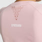 GYMSHARK ENERGY SEAMLESS T-SHIRT LIGHT PINK SPORTINĖ PALAIDINĖ