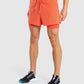 GYMSHARK SPEED 5" 2 IN 1 ORANGE ŠORTAI