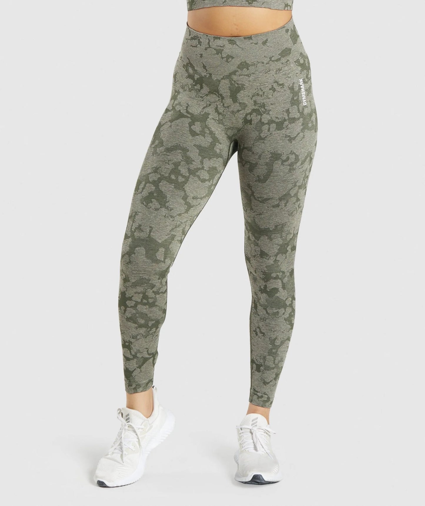 GYMSHARK ADAPT CAMO SEAMLESS GREEN TAMPRĖS