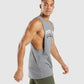 GYMSHARK GSLC DROP ARM TANK CHARCOAL GREY SPORTINĖ PALAIDINĖ