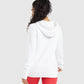 GYMSHARK TRAINING WHITE HOODIE  DŽEMPERIS
