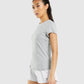 GYMSHARK SPEED T-SHIRT SMOKEY GREY/GREEN MARL SPORTINĖ PALAIDINĖ