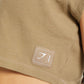 GYMSHARK PAUSE CROP TOP LIGHT BROWN SPORTINĖ PALAIDINĖ