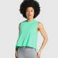 GYMSHARK TRAINING MIDI TANK TURQUOISE SPORTINĖ PALAIDINĖ
