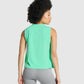 GYMSHARK TRAINING MIDI TANK TURQUOISE SPORTINĖ PALAIDINĖ