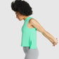GYMSHARK TRAINING MIDI TANK TURQUOISE SPORTINĖ PALAIDINĖ