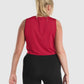 GYMSHARK TRAINING CROP TANK BURGUNDY SPORTINĖ PALAIDINĖ