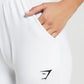 GYMSHARK PIPPA TRAINING JOGGERS WHITE KELNĖS