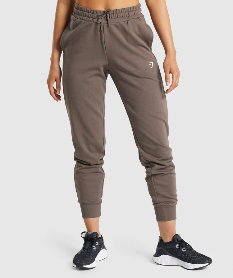 GYMSHARK TRAINING JOGGERS BROWN KELNĖS