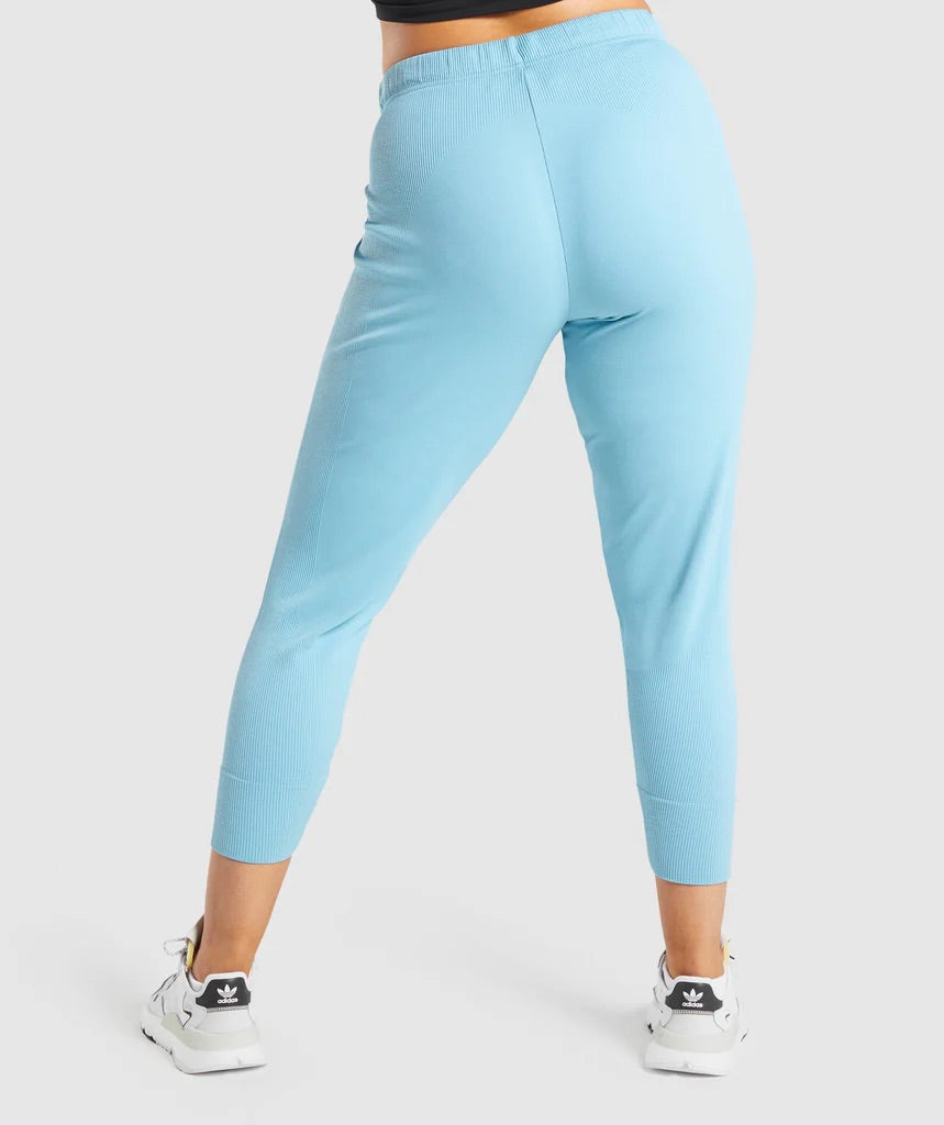 GYMSHARK PAUSE JOGGERS LIGHT BLUE KELNĖS