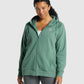 GYMSHARK TRAINING ZIP UP HOODIE GREEN DŽEMPERIS