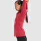 GYMSHARK TRAINING ZIP UP BURGUNDY DŽEMPERIS