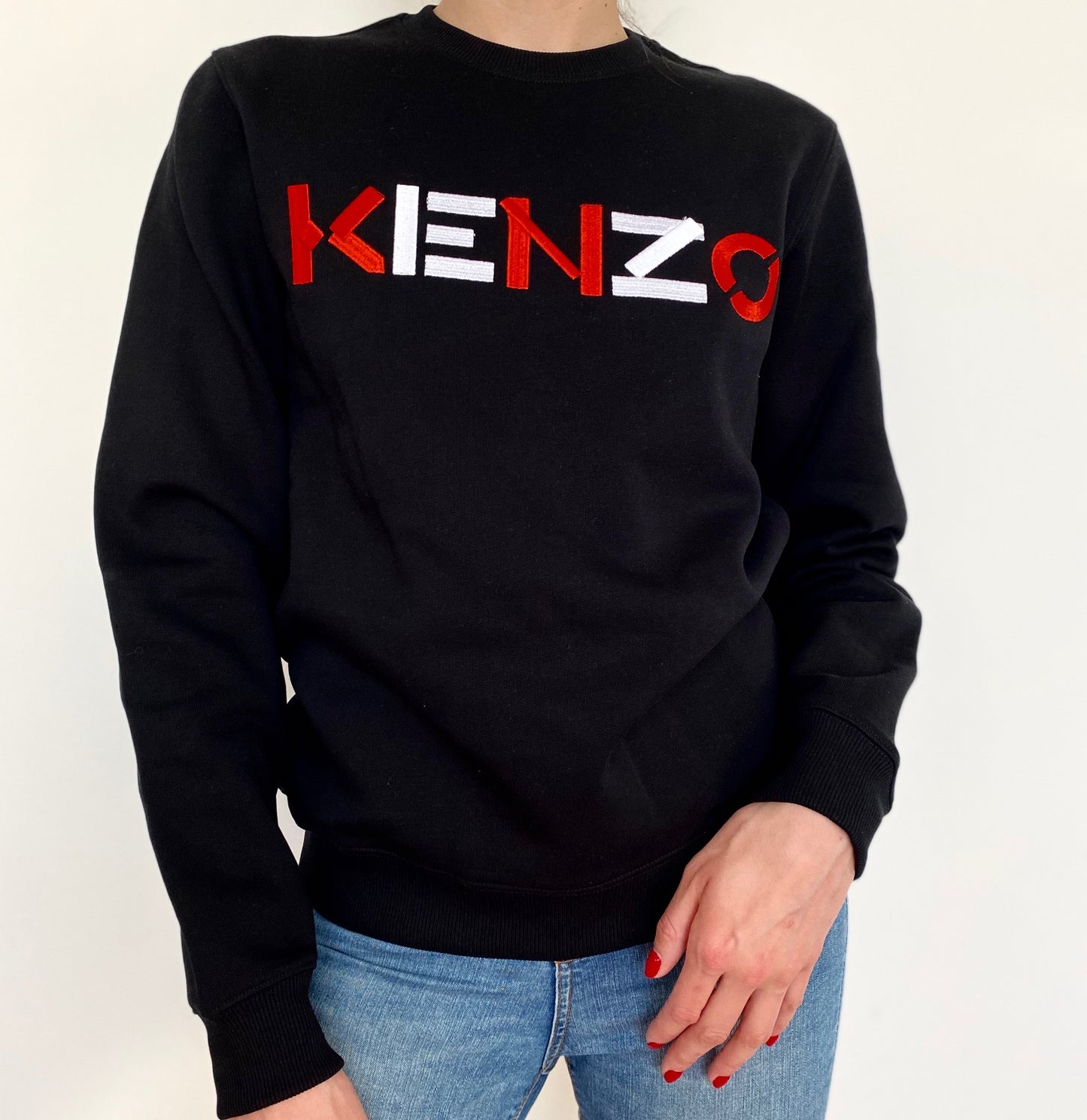 KENZO LOGO SWEATSHIRT MUL 5SW004 99 BLACK DŽEMPERIS