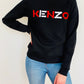 KENZO LOGO SWEATSHIRT MUL 5SW004 99 BLACK DŽEMPERIS